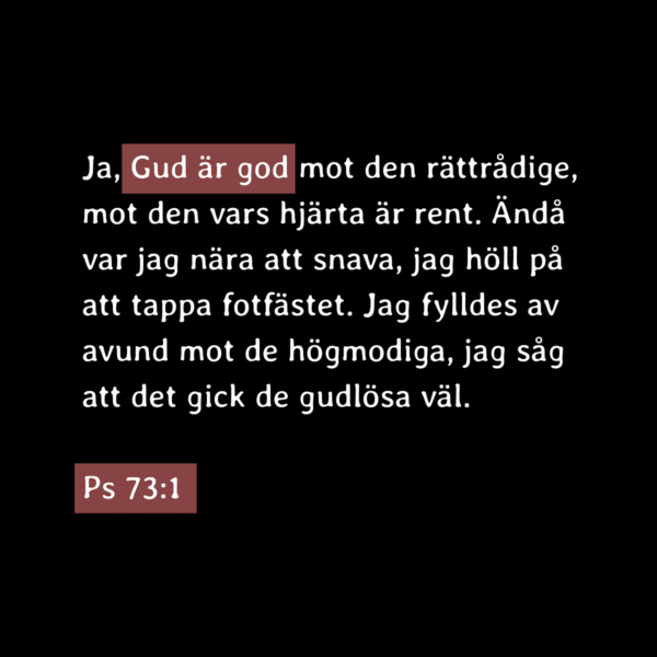 "Gud är god"